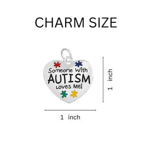 Someone With Autism Loves Me Split Style Key Chains - Fundraising For A Cause