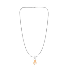 Load image into Gallery viewer, Uterine Cancer Ribbon Necklaces - Fundraising For A Cause