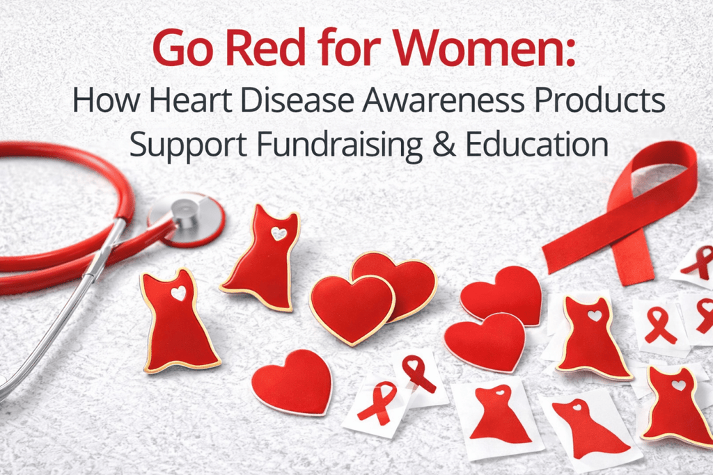 Go Red for Women: How Heart Disease Awareness Products Support Fundraising & Education - Fundraising For A Cause