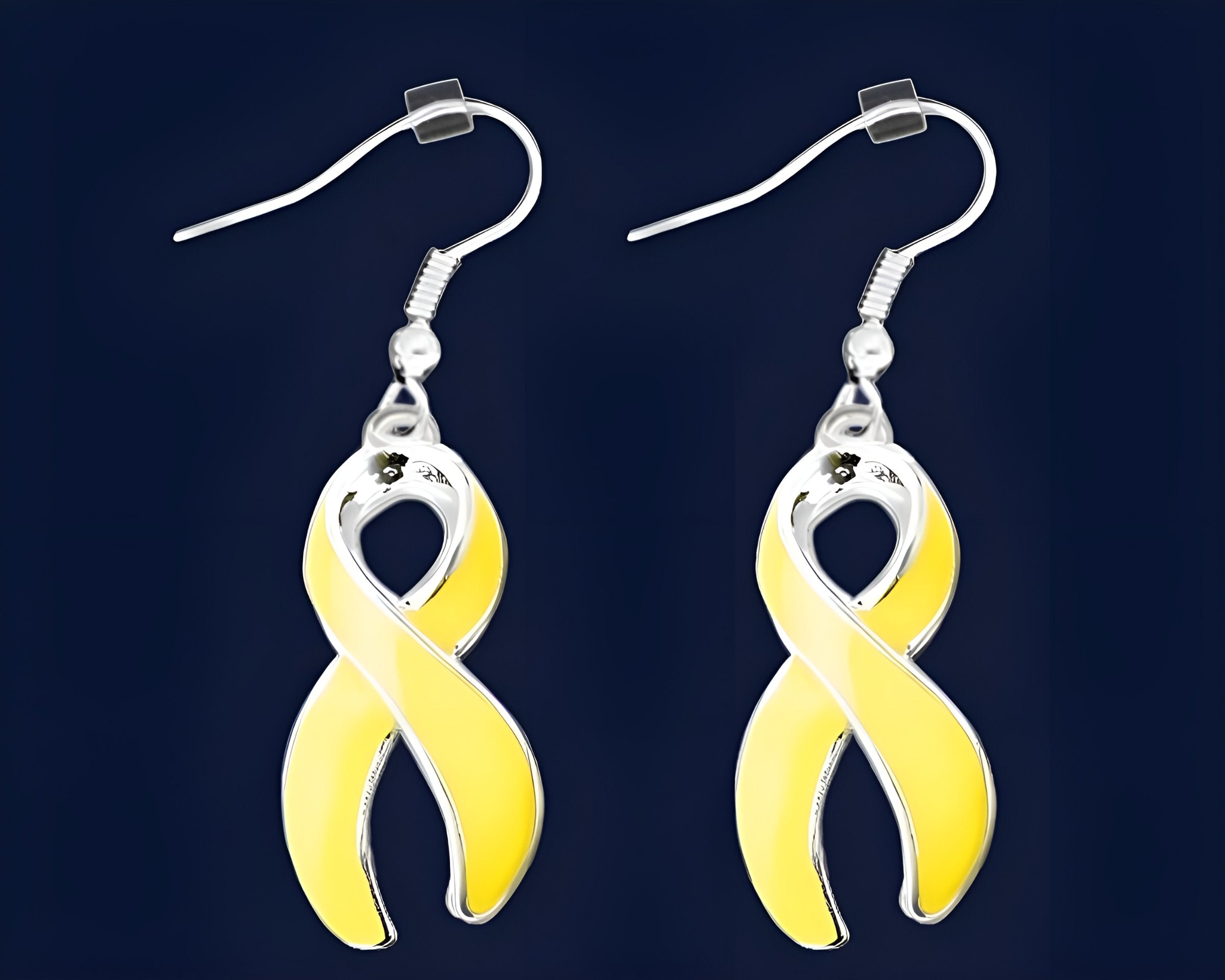 Yellow Ribbon Bladder Cancer Awareness Heart Necklaces Wholesale –  Fundraising For A Cause