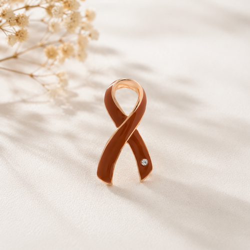 Brown Ribbon Pins
