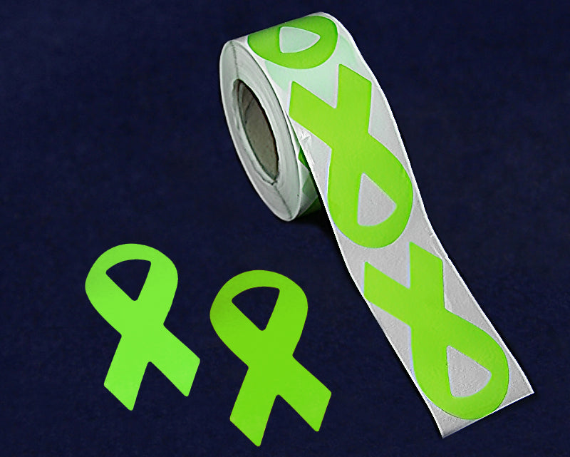 Lime Green Ribbon Pin