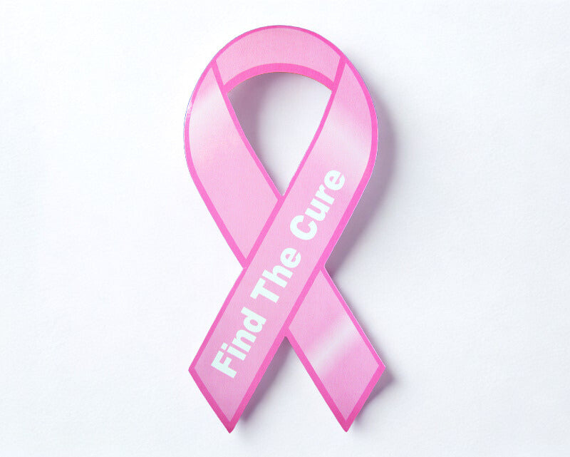 Pink Ribbon Car Magnets | Breast Cancer Ribbon Awareness Magnets ...