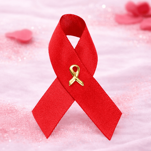 Red Ribbon Pins