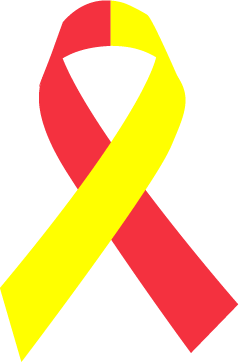 Red & Yellow Ribbon - Fundraising For A Cause