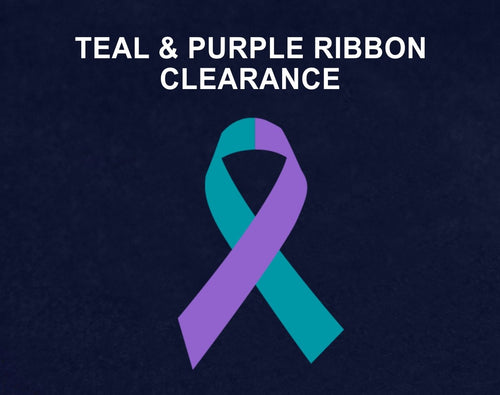 Teal & Purple Ribbon
