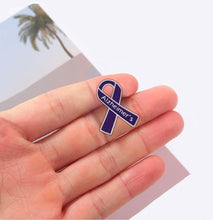 Load image into Gallery viewer, 10 Pack Alzheimer&#39;s Awareness Ribbon Pins (10 Pins) - Fundraising For A Cause