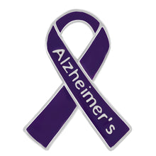 Load image into Gallery viewer, 10 Pack Alzheimer&#39;s Awareness Ribbon Pins (10 Pins) - Fundraising For A Cause