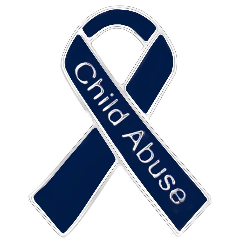 10 Pack Child Abuse Awareness Ribbon Pins (10 Pins) - Fundraising For A Cause