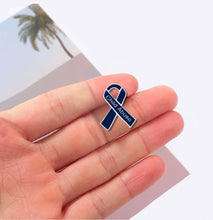 Load image into Gallery viewer, 10 Pack Child Abuse Awareness Ribbon Pins (10 Pins) - Fundraising For A Cause