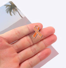 Load image into Gallery viewer, 10 Pack Multiple Sclerosis Awareness Ribbon Pins (10 Pins) - Fundraising For A Cause