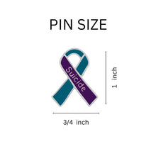 Load image into Gallery viewer, 10 Pack Suicide Awareness &amp; Prevention Ribbon Pins (10 Pins) - Fundraising For A Cause