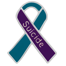 Load image into Gallery viewer, 10 Pack Suicide Awareness &amp; Prevention Ribbon Pins (10 Pins) - Fundraising For A Cause