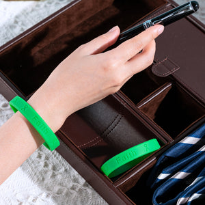 Green Silicone Bracelet Wristbands Wholesale, Green Rubber Jelly Bracelets