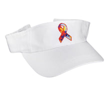 Load image into Gallery viewer, 12 Autism Awareness Ribbon Visors - Fundraising For A Cause