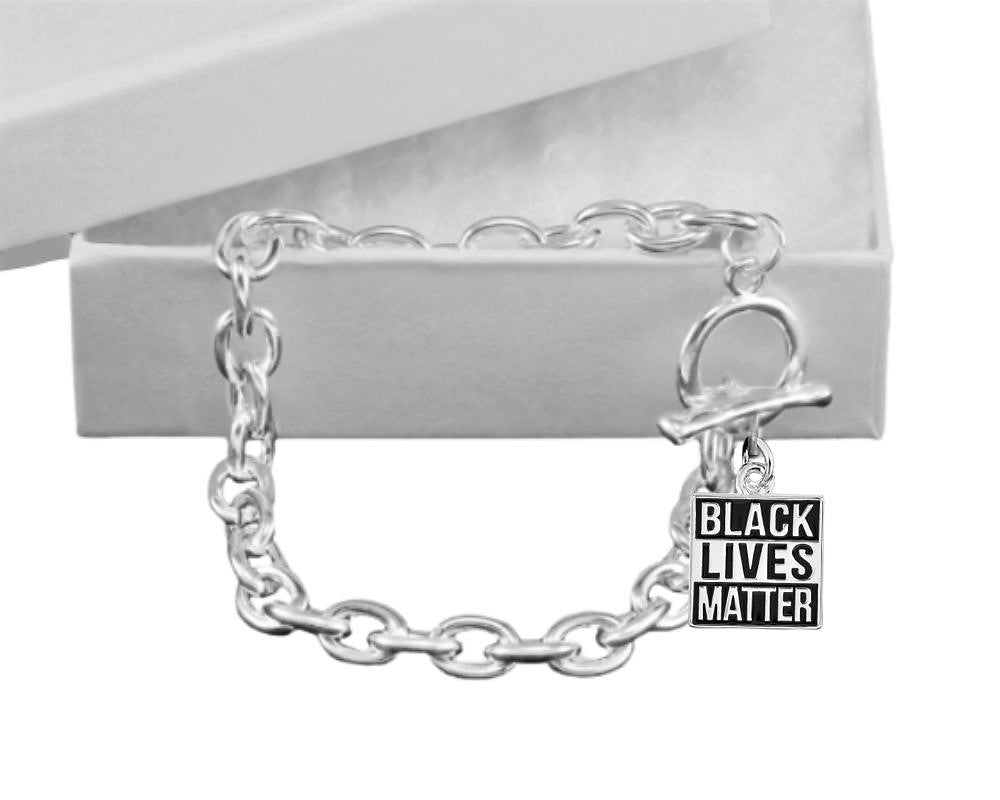 12 Black Lives Matter Chunky Charm Bracelets - Fundraising For A Cause