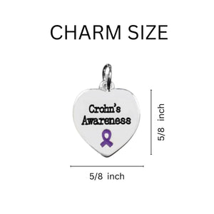 12 Crohn's Disease Awareness Partial Beaded Bracelets - Fundraising For A Cause