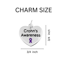 Load image into Gallery viewer, 12 Crohn&#39;s Disease Purple Ribbon Rope Bracelets - Fundraising For A Cause