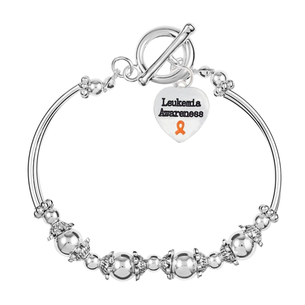 12 Leukemia Awareness Ribbon Beaded Bracelets - Fundraising For A Cause