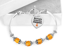 Load image into Gallery viewer, 12 Multiple Sclerosis Awareness Partial Bead Bracelets - Fundraising For A Cause