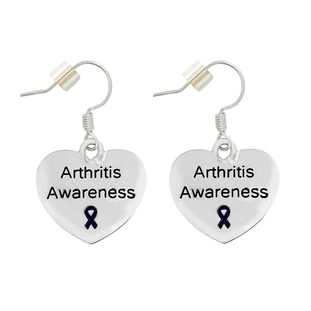 12 Pairs Arthritis Awareness Heart Earrings - Fundraising For A Cause