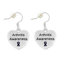 Load image into Gallery viewer, 12 Pairs Arthritis Awareness Heart Earrings - Fundraising For A Cause