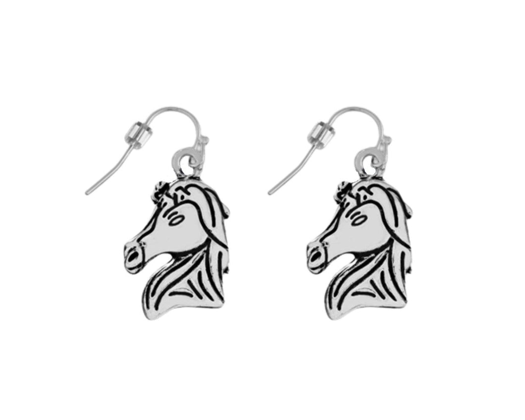 12 Pairs Horse Head Shaped Earrings - Fundraising For A Cause