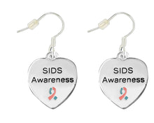 Load image into Gallery viewer, 12 Pairs SIDS Awareness Heart Earrings - Fundraising For A Cause