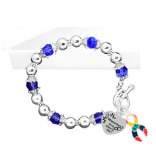 Load image into Gallery viewer, 12 Where There Is Love Autism Ribbon Bracelets - Fundraising For A Cause