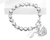 12 Where There is Love Lung Cancer Ribbon Bracelets - Fundraising For A Cause