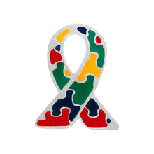 Load image into Gallery viewer, 22 Pack Autism Awareness Ribbon Lapel Pins - Fundraising For A Cause