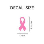 25 Breast Cancer Ribbon Decals - Fundraising For A Cause