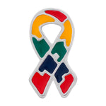 25 Small Flat Autism Ribbon Pins - Fundraising For A Cause