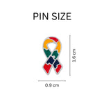 25 Small Flat Autism Ribbon Pins - Fundraising For A Cause