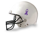 25 Purple Domestic Violence Ribbon Decals - Fundraising For A Cause