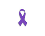 25 Purple Ribbon Awareness Decals - Fundraising For A Cause