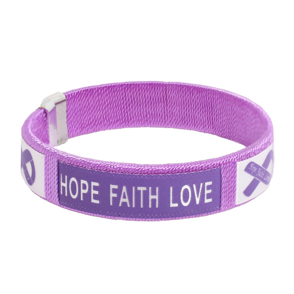 25 Alzheimer's Awareness "Hope" Bangle Bracelets - Fundraising For A Cause