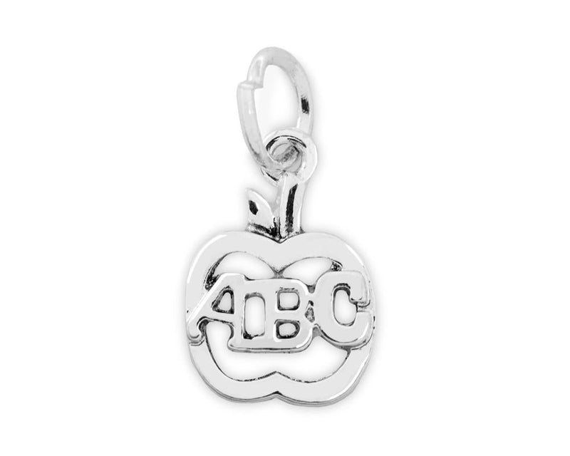 25 Apple ABC Charms - Fundraising For A Cause