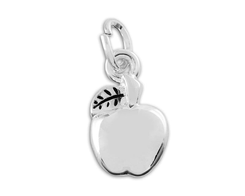 25 Apple Shaped Charms - Fundraising For A Cause