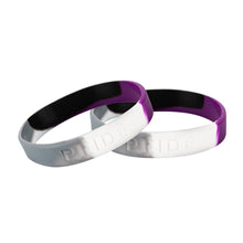 Load image into Gallery viewer, 25 Asexual Silicone Bracelets - $16.99 - Fundraising For A Cause