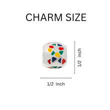 Load image into Gallery viewer, 25 Autism Ribbon Barrel Charms - Fundraising For A Cause