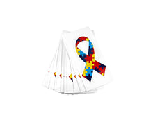 Load image into Gallery viewer, 25 Autism Ribbon Decals - Fundraising For A Cause