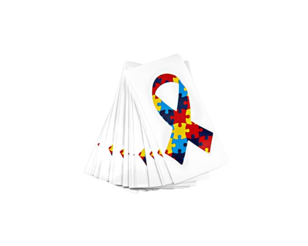 25 Autism Ribbon Decals - Fundraising For A Cause