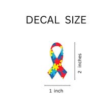 Load image into Gallery viewer, 25 Autism Ribbon Decals - Fundraising For A Cause