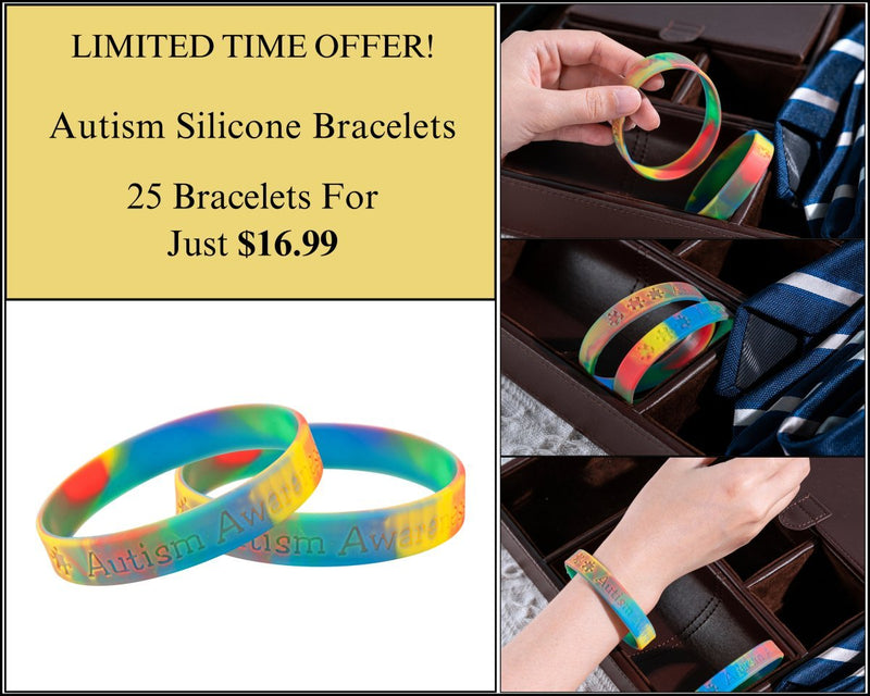 25 Autism Silicone Bracelets - $16.99 - Fundraising For A Cause