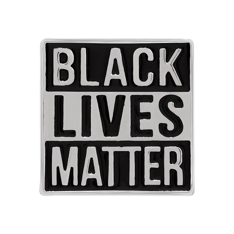 25 Black Lives Matter Square Pins - Fundraising For A Cause