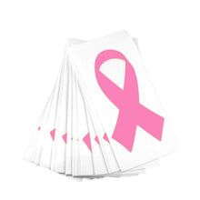 Load image into Gallery viewer, 25 Breast Cancer Ribbon Decals - Fundraising For A Cause