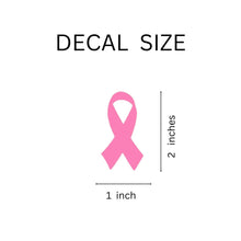 Load image into Gallery viewer, 25 Breast Cancer Ribbon Decals - Fundraising For A Cause