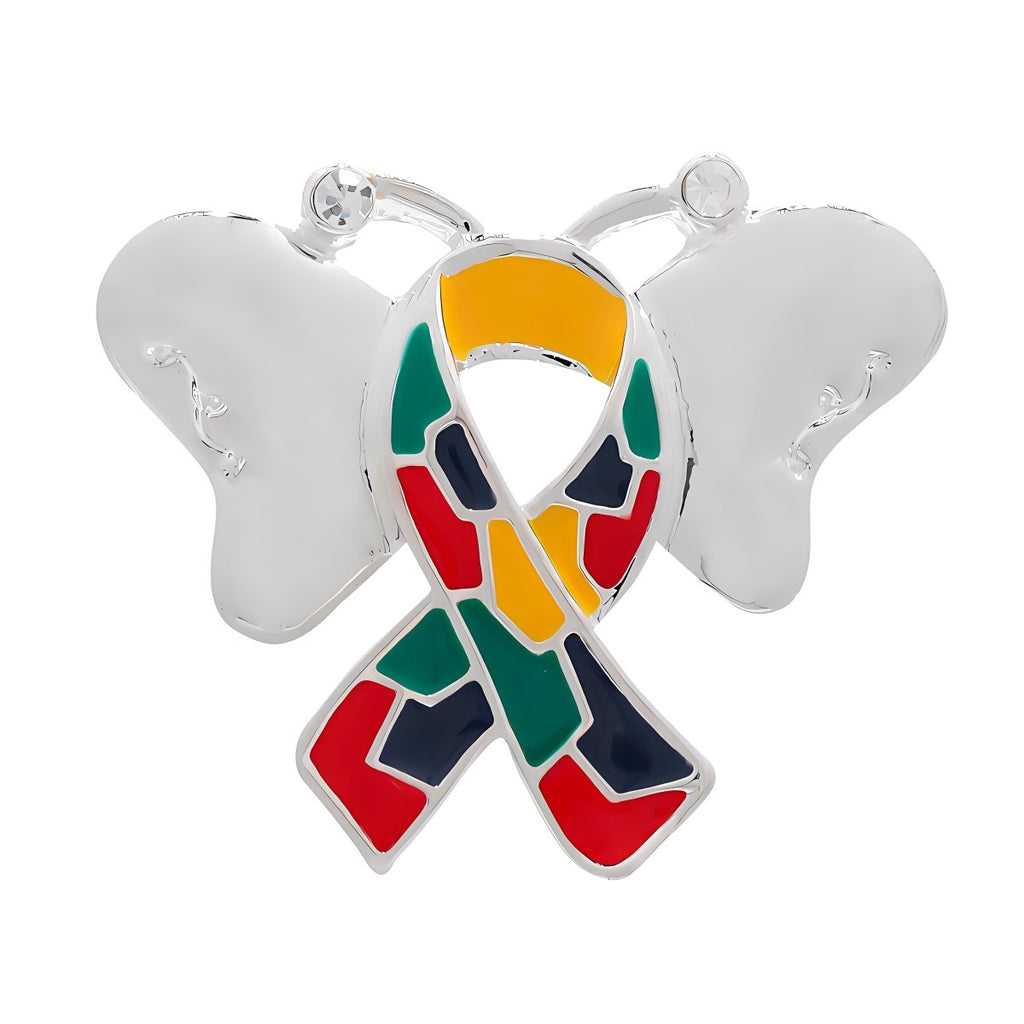 25 Butterfly Autism Ribbon Pins - Fundraising For A Cause