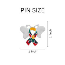 Load image into Gallery viewer, 25 Butterfly Autism Ribbon Pins - Fundraising For A Cause